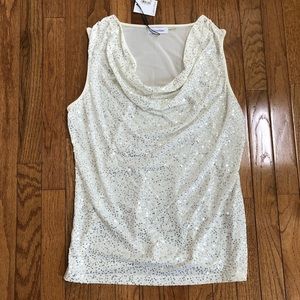 NWT Calvin Klein cowl neck tank